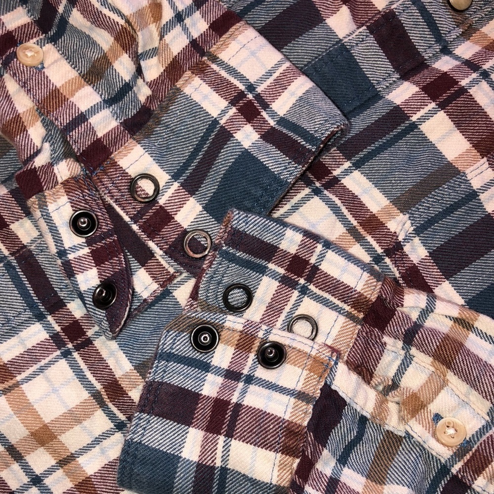 Lucky Brand Saturday stretch plaid
Flannel shirt size medium - Picture 4 of 8